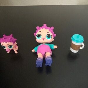 LOL SURPRISE!  Roller Sk8er and her little sister. Series 1-  ( Retired)